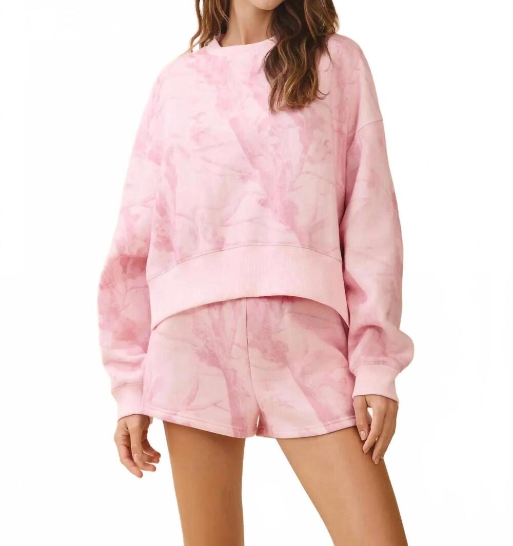 NEW TCEC camo sweatshorts in pink